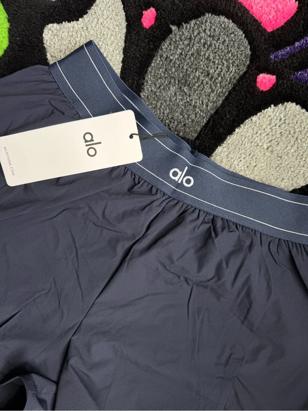 Alo Match Point Shorts Navy